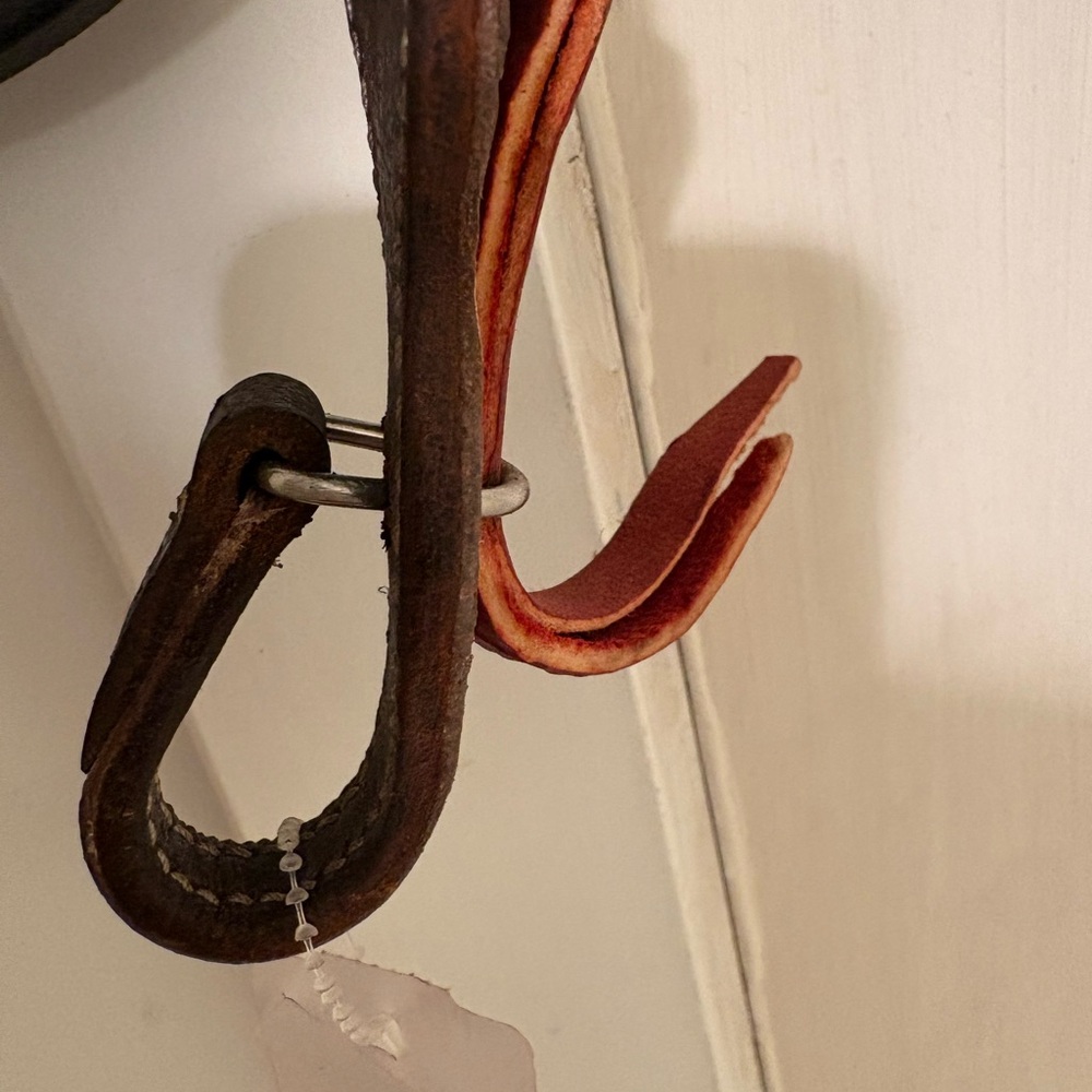 Handmade in Texas- Genuine Dark Leather Browband Western Headstall, Brand New - Picture 5 of 10